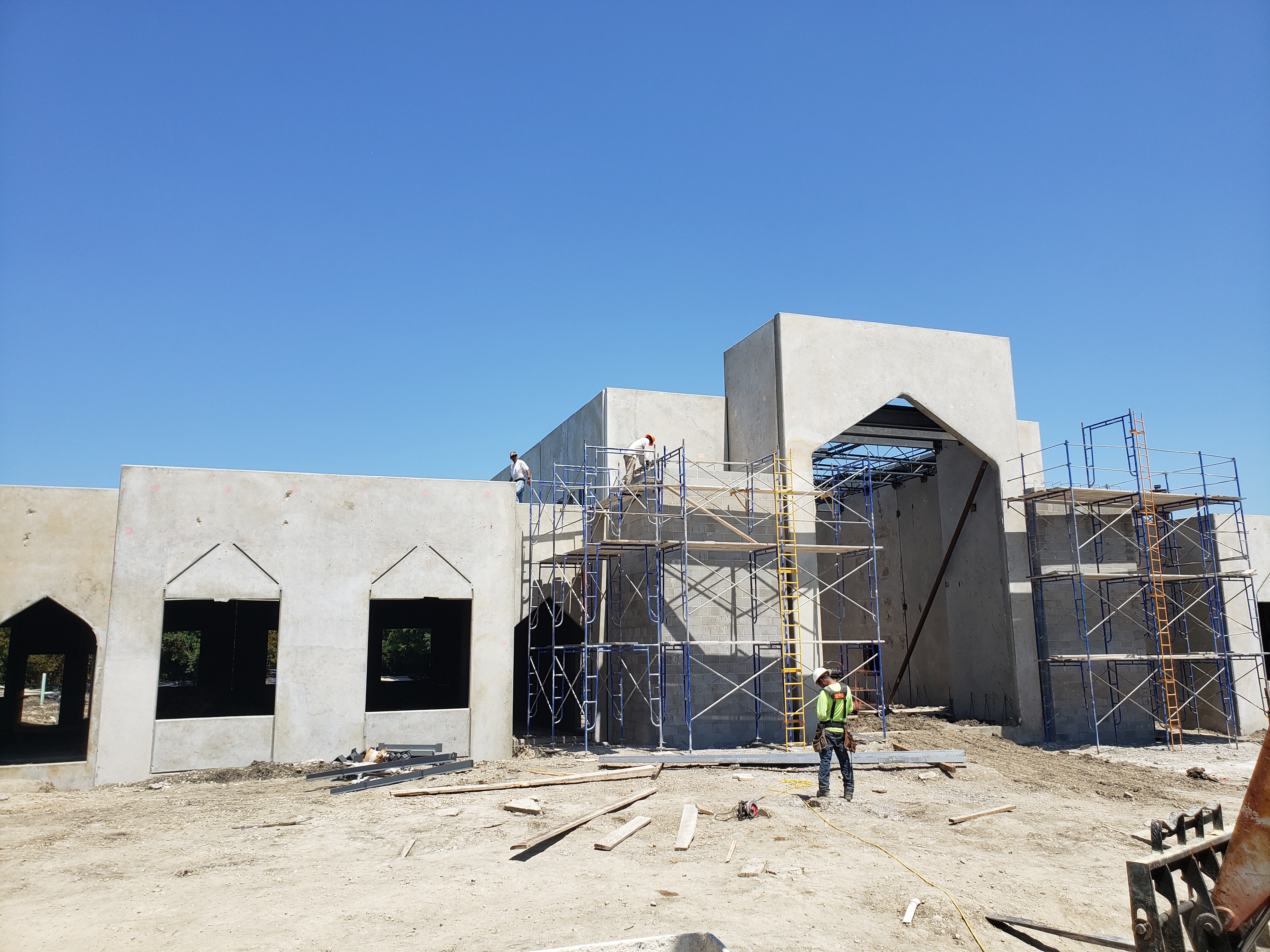 Worship center under construction